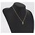 Collier GIVENCHY Metal Gold Tone Auth ka6382 - vue 16