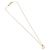 Collier GIVENCHY Metal Gold Tone Auth ka6382 - vue 2
