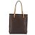 Céline Bolso de mano CELINE Macadam Canvas PVC Leather Brown Gold Auth ep16155 Castaño Dorado - vista 2