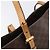 Céline Bolso de mano CELINE Macadam Canvas PVC Leather Brown Gold Auth ep16155 Castaño Dorado - vista 8