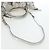 Bolso de mano Miu Miu de cuero 2way Silver Auth 204825A Plata - vista 10
