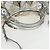 Bolso de mano Miu Miu de cuero 2way Silver Auth 204825A Plata - vista 16