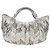 Bolso de mano Miu Miu de cuero 2way Silver Auth 204825A Plata - vista 5