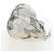 Bolso de mano Miu Miu de cuero 2way Silver Auth 204825A Plata - vista 8