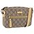 Borsa a tracolla GUCCI GG Supreme PVC Beige Gold 201447 Auth ep16201 D'oro