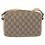 Borsa a tracolla GUCCI GG Supreme PVC Beige Gold 201447 Auth ep16201 D'oro - vista 2