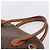 Céline CELINE Macadam Canvas Handtasche PVC Leather 2way Brown Gold Auth ep15962 Braun Golden - Ansicht 14