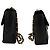 Chanel Classic Flap Handtasche aus schwarzem Leder - Ansicht 4