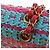 Borsa a catena CHANEL Matelasse 25 Tweed Rosa Blu Chiaro CC Auth yk20942SM - vista 19