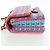 Borsa a catena CHANEL Matelasse 25 Tweed Rosa Blu Chiaro CC Auth yk20942SM - vista 3