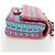 Borsa a catena CHANEL Matelasse 25 Tweed Rosa Blu Chiaro CC Auth yk20942SM - vista 4