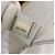 Bolsa CHANEL Wild Stitch em couro branco com detalhes dourados CC Auth mr2972 - vista 12