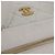 Bolsa CHANEL Wild Stitch em couro branco com detalhes dourados CC Auth mr2972 - vista 14