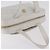 Bolsa CHANEL Wild Stitch em couro branco com detalhes dourados CC Auth mr2972 - vista 7
