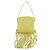 Borsa a tracolla BOTTEGA VENETA in pelle gialla autentica 204821M - vista 13