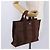Hermès HERMES Her Line Tote PM Tote Bag Canvas Brown Silver Auth bs37214 Braun Silber - Ansicht 22