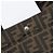 Borsa a mano FENDI Zucca Canvas Nero Marrone Auth ep16123 - vista 10