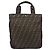 Borsa a mano FENDI Zucca Canvas Nero Marrone Auth ep16123 - vista 2