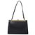 Céline CELINE Soft Clasp Medium Shoulder Bag Leather Black Gold Tone Auth mr3051SM Schwarz - Ansicht 2