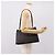 Céline CELINE Soft Clasp Medium Shoulder Bag Leather Black Gold Tone Auth mr3051SM Schwarz - Ansicht 22