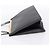 Céline CELINE Soft Clasp Medium Shoulder Bag Leather Black Gold Tone Auth mr3051SM Schwarz - Ansicht 3