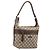 Borsa a tracolla GUCCI GG Canvas Beige Silver 001 4299 Auth ep15906 Argento