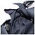 Borsa a spalla FENDI Mamma Baguette in jersey di cotone nero e argento 26424 Auth ep16064A - vista 21