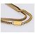 Autre Marque Borsa a tracolla con catena SAINT LAURENT in pelle Pink Gold Auth bs37328 Rosa D'oro - vista 8
