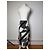 Vintage Versace Maxirock mit Geometrischem Muster Schwarz Grau Weiß L - Ansicht 3