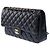 Borsa CHANEL Timeless/Classique in Pelle Blu Navy - 103954 - vista 5