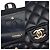 Borsa CHANEL Timeless/Classique in Pelle Blu Navy - 103954 - vista 7