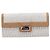 Cartera larga Christian Dior Trotter Canvas Blanco Plata Auth bs37382V - vista 13