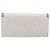 Cartera larga Christian Dior Trotter Canvas Blanco Plata Auth bs37382V - vista 2
