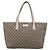 Borsa Tote GUCCI GG Supreme PVC Beige Silver 211137 Auth BA16169 Argento - vista 13