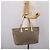 Borsa Tote GUCCI GG Supreme PVC Beige Silver 211137 Auth BA16169 Argento - vista 25