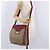 Borsa a tracolla Christian Dior Trotter Canvas Beige Silver Auth ka6335V Argento - vista 29