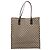 Borsa Tote GUCCI GG Supreme PVC Beige Silver 91250 Auth gh2381 Argento - vista 2