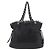 CHANEL COCO Mark Chain Tote Bag aus Leder Schwarz Silber CC Auth yk20951SAV - Ansicht 2