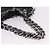 CHANEL COCO Mark Chain Tote Bag aus Leder Schwarz Silber CC Auth yk20951SAV - Ansicht 7