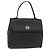Céline Sac à main CELINE en cuir noir et or authentique ka6337 Doré