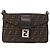 Bolso de hombro FENDI Zucca Canvas Marrón Negro Auth 206232A Castaño - vista 13