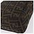 Bolso de hombro FENDI Zucca Canvas Marrón Negro Auth 206232A Castaño - vista 17