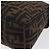 Bolso de hombro FENDI Zucca Canvas Marrón Negro Auth 206232A Castaño - vista 18