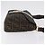 Bolso de hombro FENDI Zucca Canvas Marrón Negro Auth 206232A Castaño - vista 3