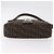Bolso de hombro FENDI Zucca Canvas Marrón Negro Auth 206232A Castaño - vista 5