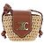 Céline CELINE Mini Shoulder Pouch Raffia 2way Beige Gold Auth 204431M Golden - Ansicht 13