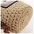 Céline CELINE Mini Shoulder Pouch Raffia 2way Beige Gold Auth 204431M Golden - Ansicht 17