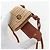 Céline CELINE Mini Shoulder Pouch Raffia 2way Beige Gold Auth 204431M Golden - Ansicht 20