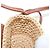 Céline CELINE Mini Shoulder Pouch Raffia 2way Beige Gold Auth 204431M Golden - Ansicht 21
