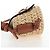 Céline CELINE Mini Shoulder Pouch Raffia 2way Beige Gold Auth 204431M Golden - Ansicht 3